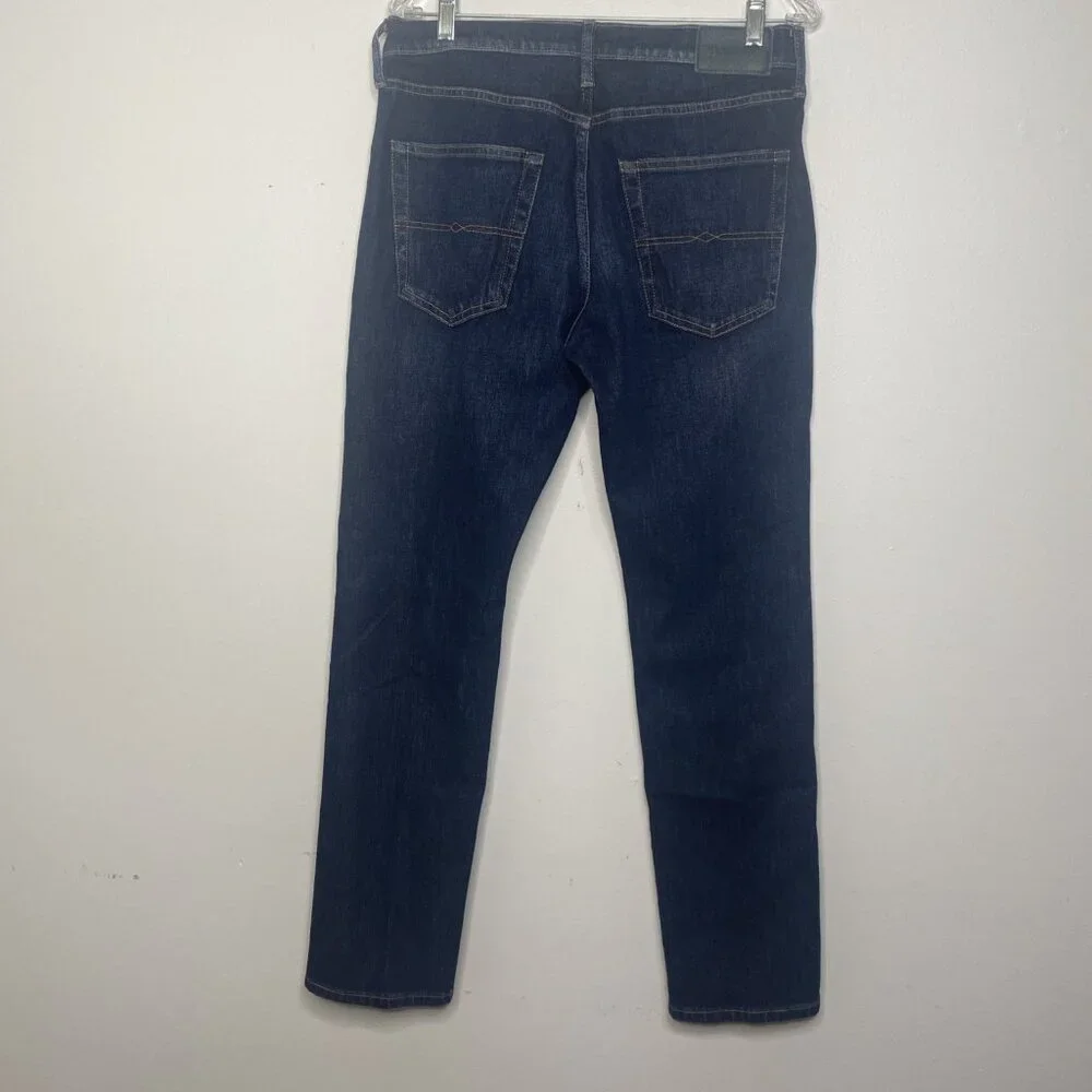 Lucky Brand Mens 31 x 32 410 Athletic Slim Leg Stretch Denim Jeans Dark Wash - Picture 6 of 12